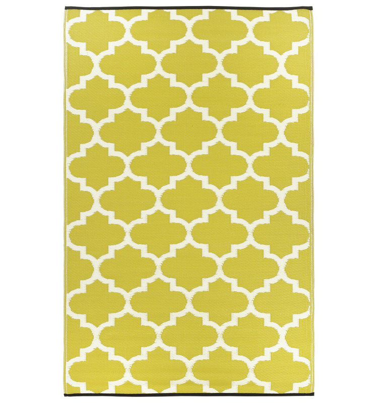 Latitude Vive Tangier Green/Yellow Outdoor Rug & Reviews Wayfair.co.uk